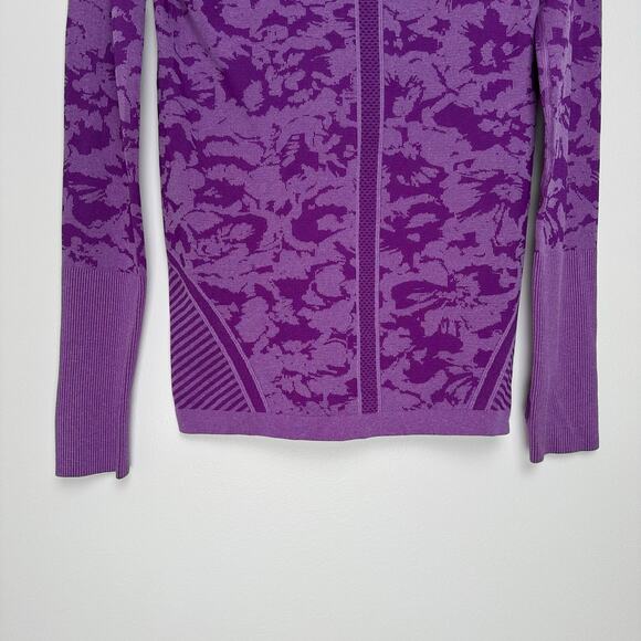 Lululemon Swiftly Tech Long Sleeve Crew | Heathered Purple | SZ 8 - Picture 10 of 12